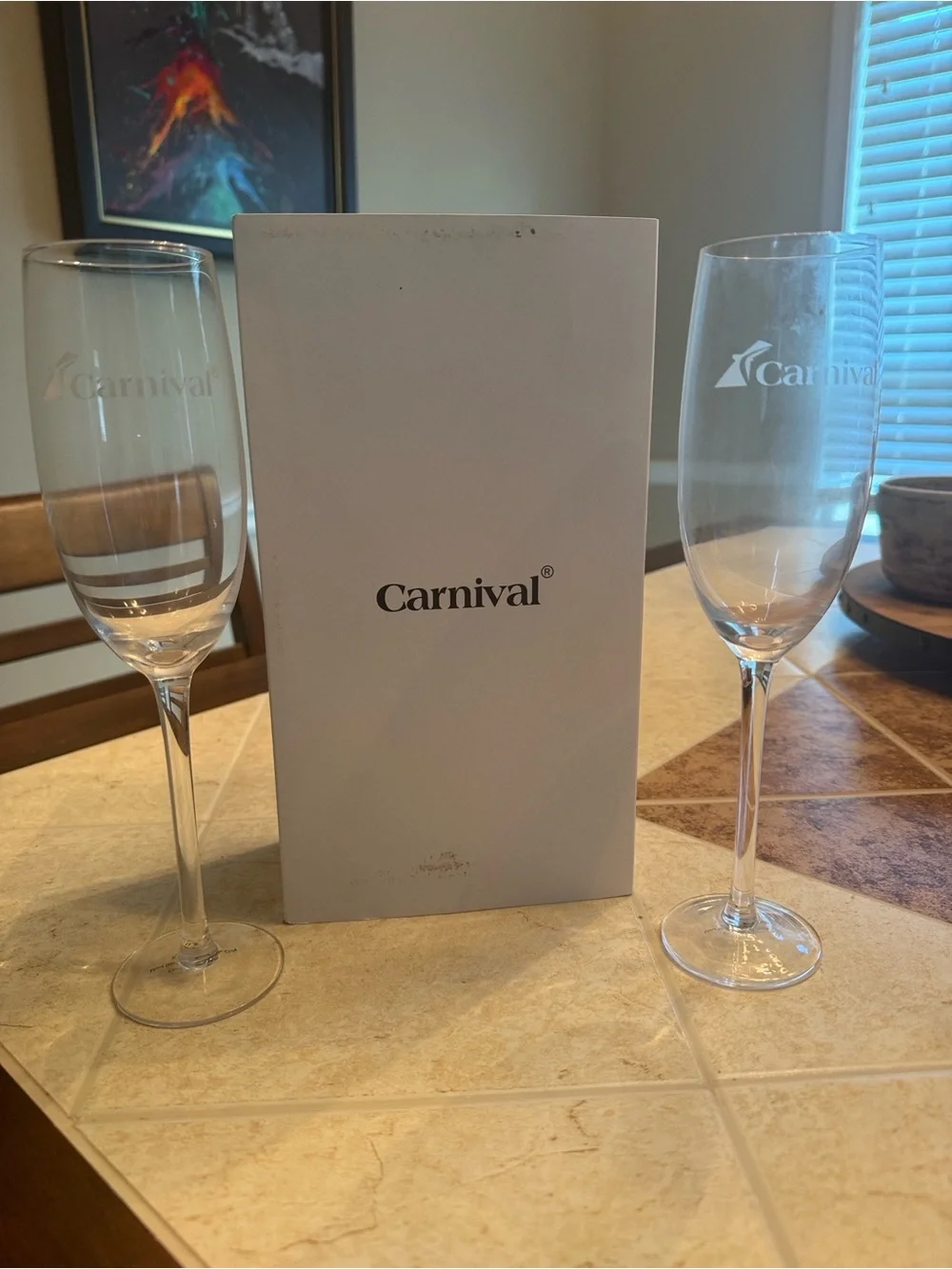 Carnival Cruise Champagne Flutes